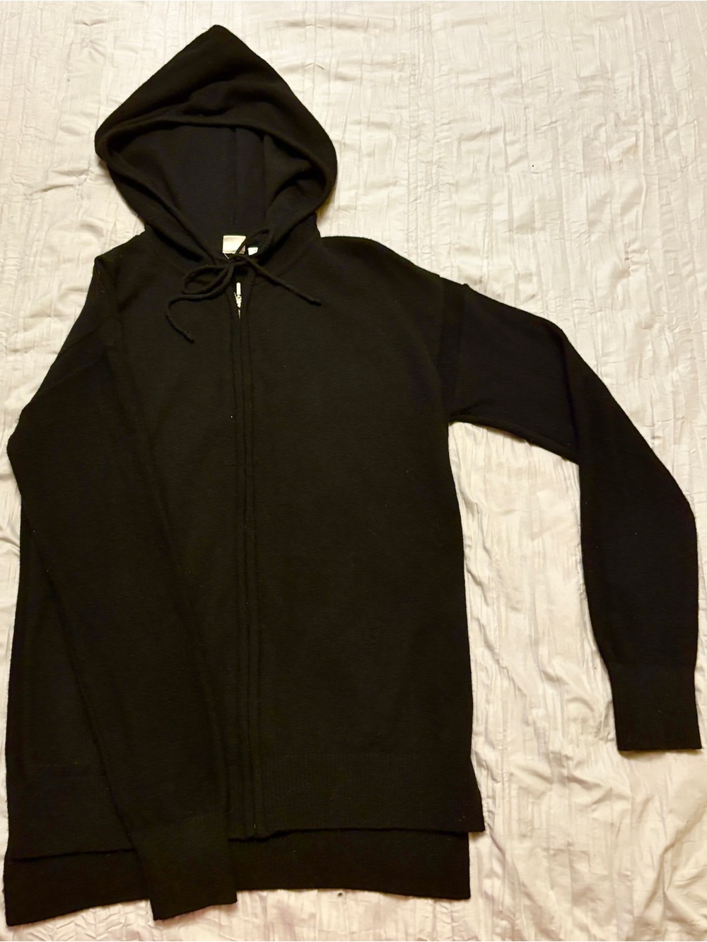 GAP Black Hooded Zip Sweater